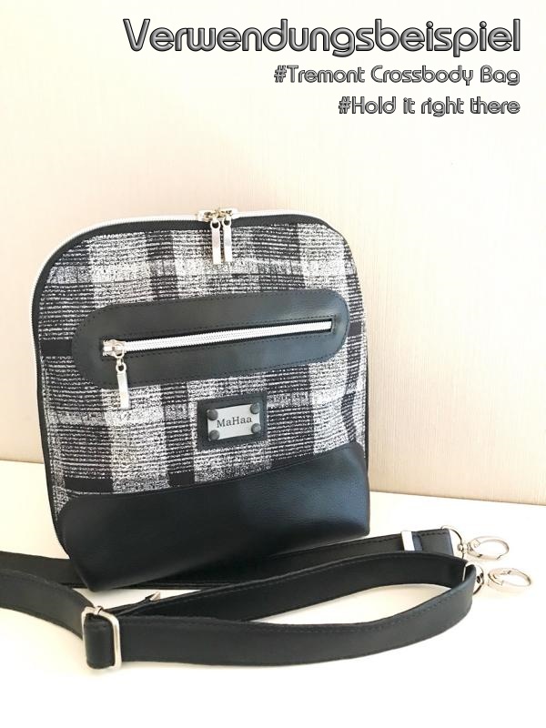 Tasche Kunstleder schwarz, Taschenhardware_Tremont Crossbody Bag